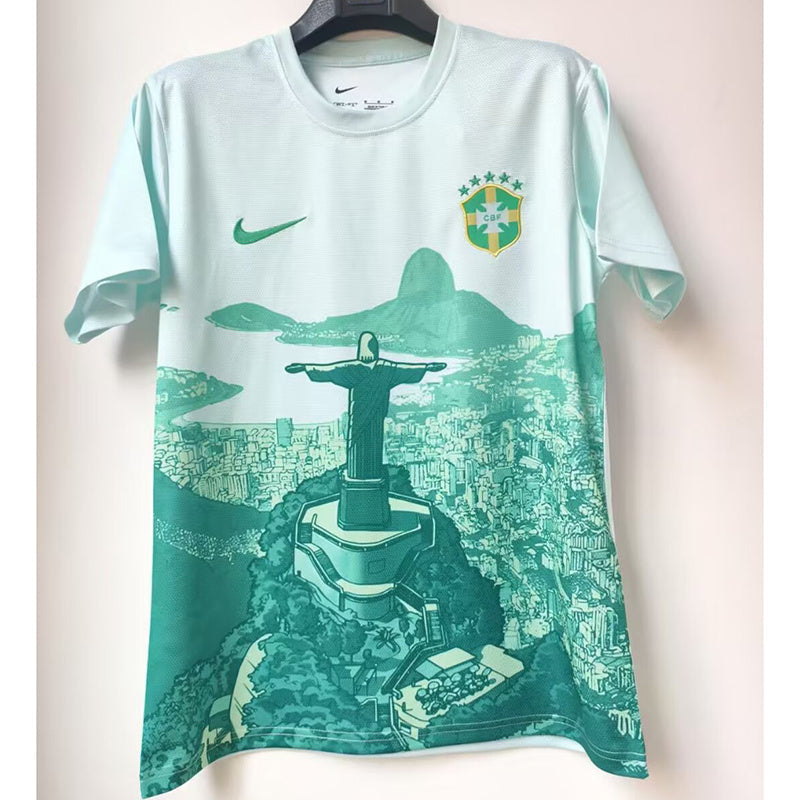 MAILLOT BRÉSIL CONCEPT VERT/BLANC 2025/2026