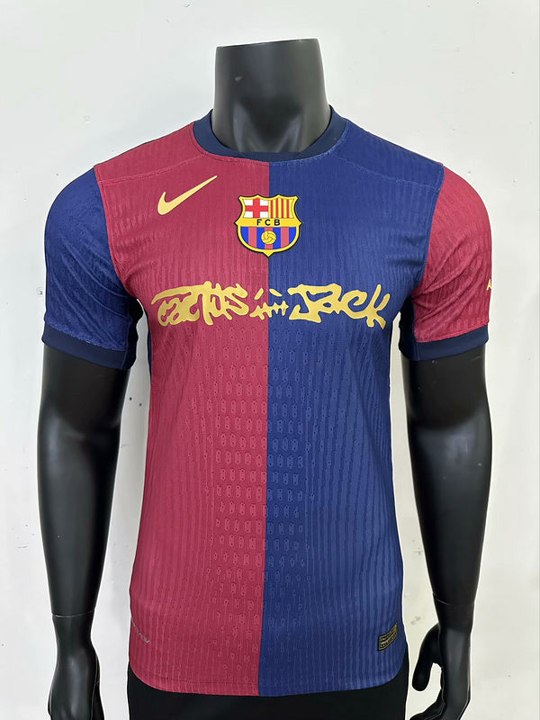 MAILLOT FC BARCELONE x TRAVIS SCOTT ÉDITION SPÉCIALE 2024/2025