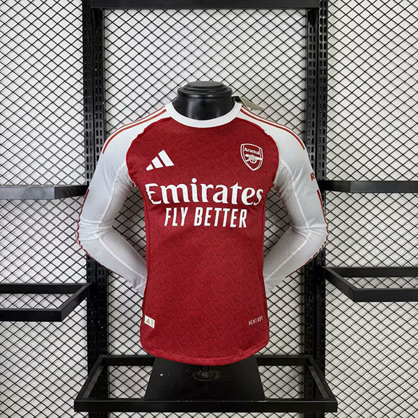 MAILLOT ARSENAL DOMICILE MANCHES LONGUES 2025/2026