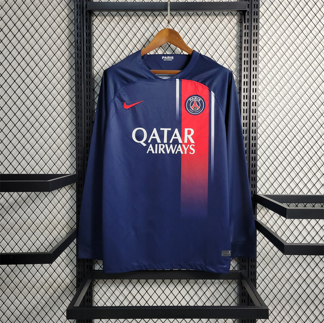 MAILLOT PARIS SG DOMICILE 2023/2024 VERSION MANCHES LONGUES