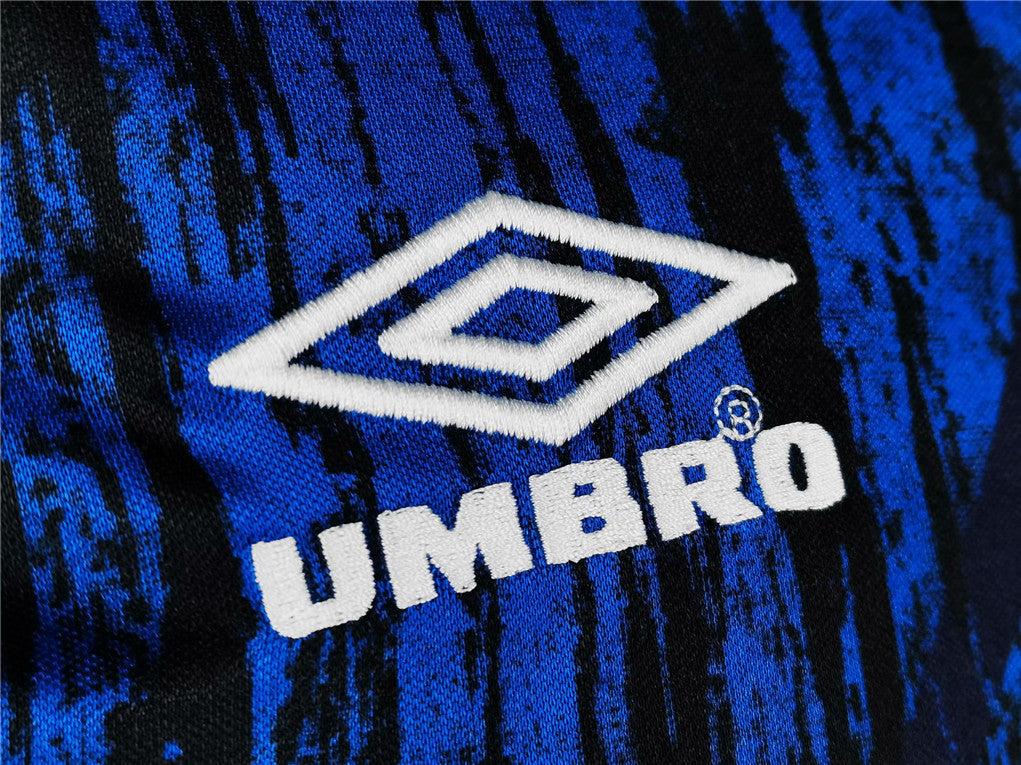 MAILLOT MANCHESTER UNITED EXTÉRIEUR 1992/1993VERSION MANCHES LONGUES