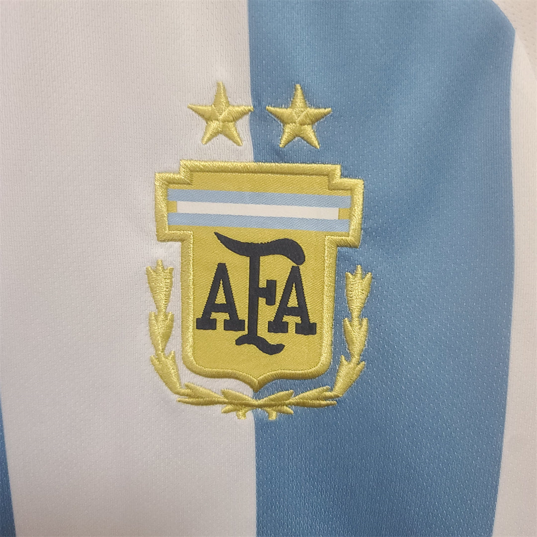 MAILLOT ARGENTINE DOMICILE 2022 VERSION MANCHES LONGUES