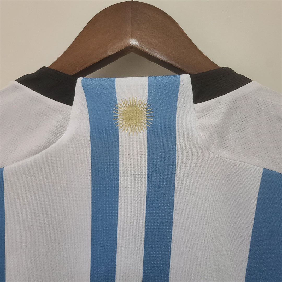 MAILLOT ARGENTINE DOMICILE 2022 VERSION MANCHES LONGUES