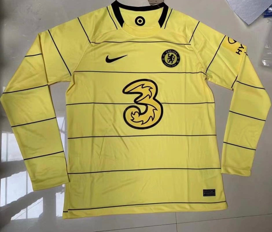 MAILLOT CHELSEA EXTÉRIEUR 2021/2022 VERSION MANCHES LONGUES