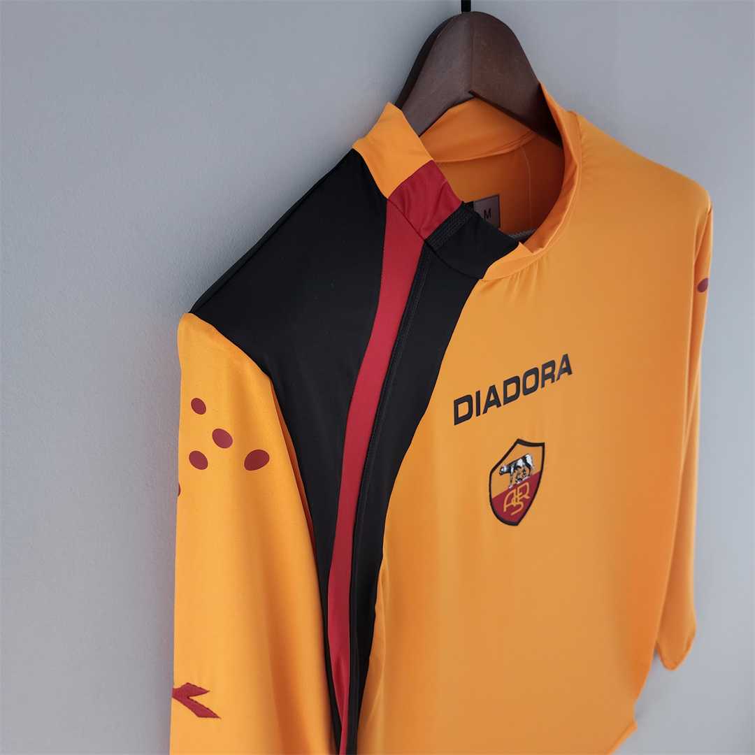 MAILLOT AS ROMA DOMICILE 2005/2006 VERSION MANCHES LONGUES