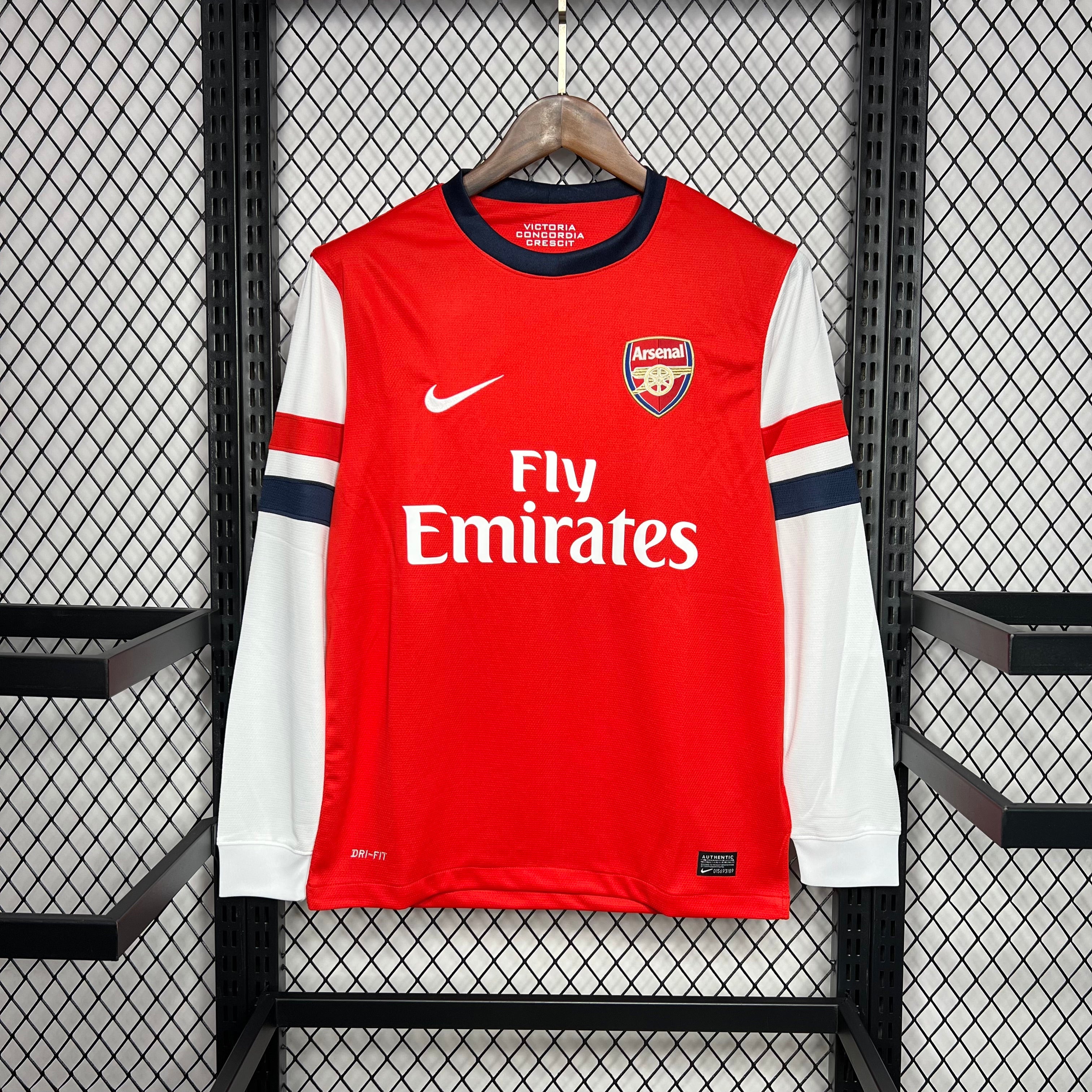 MAILLOT ARSENAL DOMICILE 2012/2013 VERSION MANCHES LONGUES