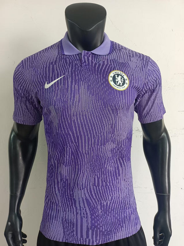 MAILLOT CHELSEA VIOLET VERSION POLO 2025/2026